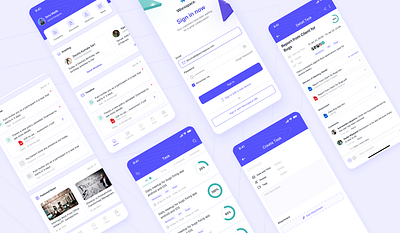 Worxspace Redesign - The All-in-one HR tool all in one app design business service hr hr tool mobile app redesign ui design uiux
