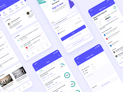 Worxspace Redesign - The All-in-one HR tool all in one app design business service hr hr tool mobile app redesign ui design uiux