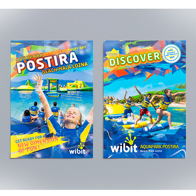 Wibit aquapark design graphic design poster