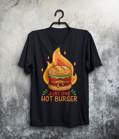 Burger T-shirt Design 3d animation best burger complex custom design designer fire graphic graphic design hot burger illustration shirts t shirt t shirt design t shirts vector art