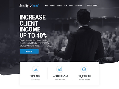 Accounting & Financial .uiux web design