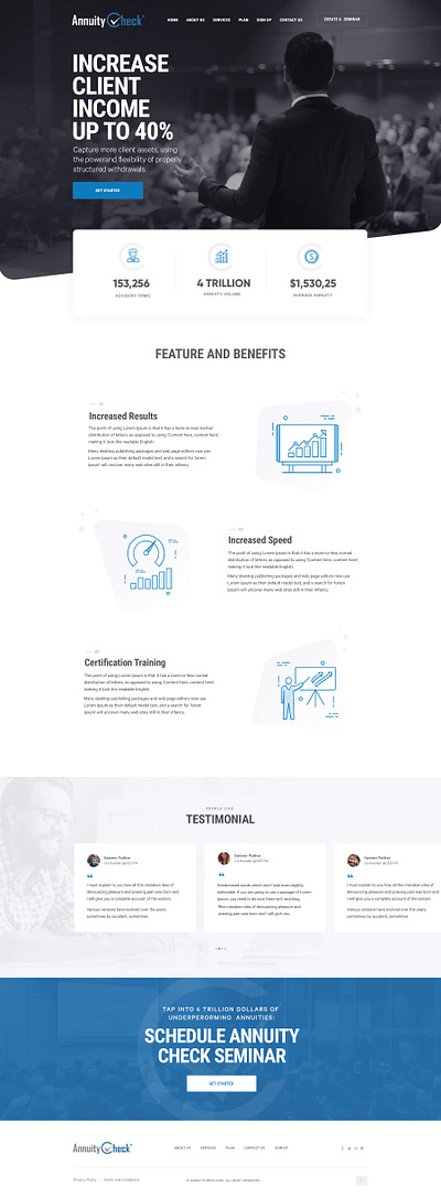 Accounting & Financial .uiux web design