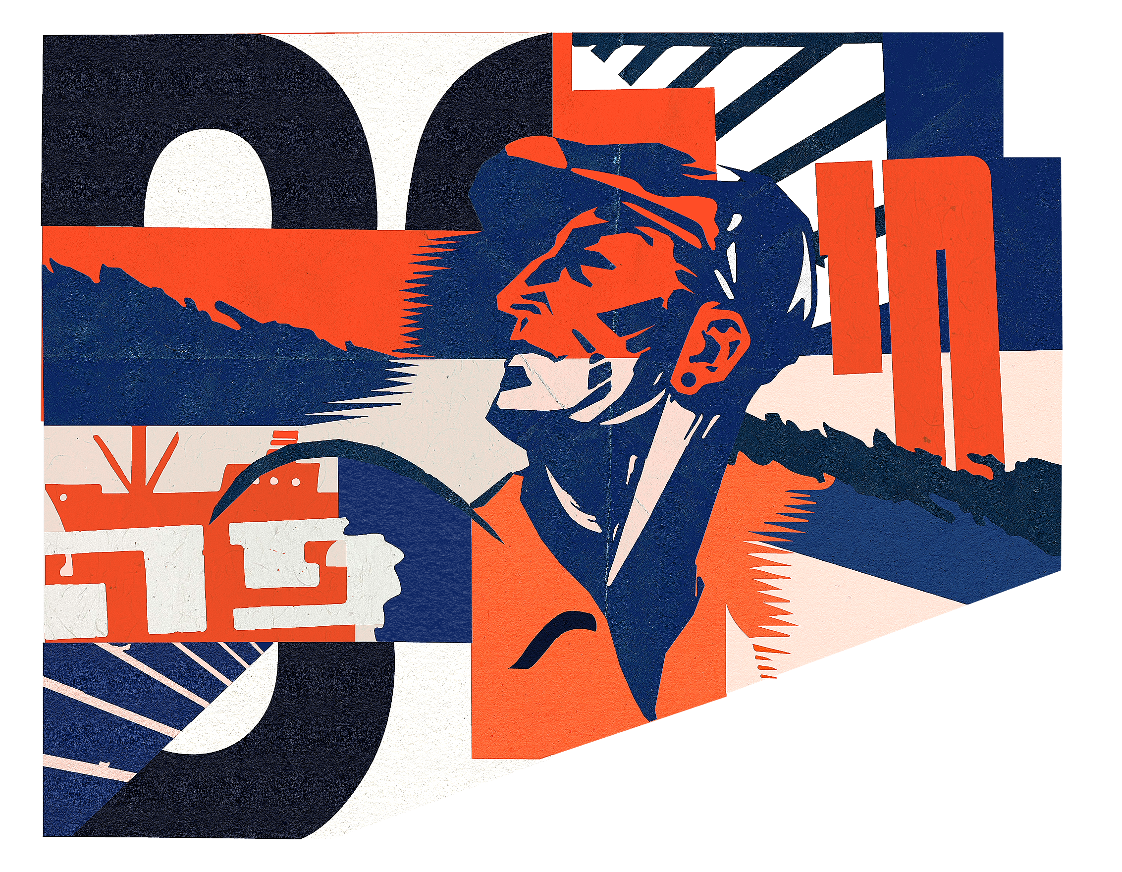 C.C #30 collage illustration imagemaking mural