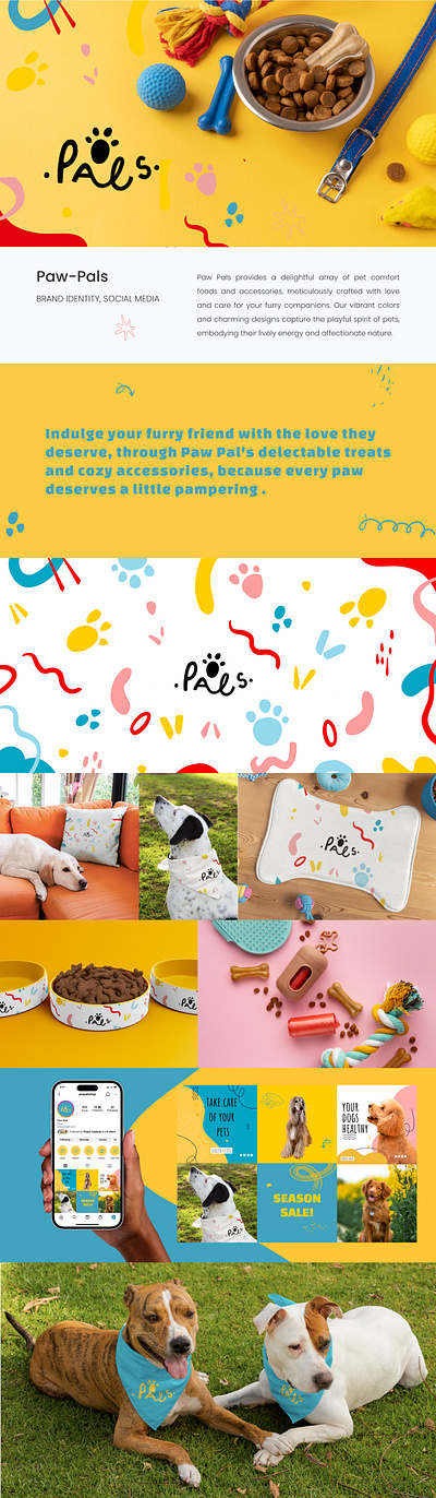 Brand-Identity-PawPals brand identity branding graphic design logo marketing social media design ui visual design