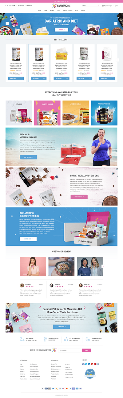 Food & Drink uiux web design