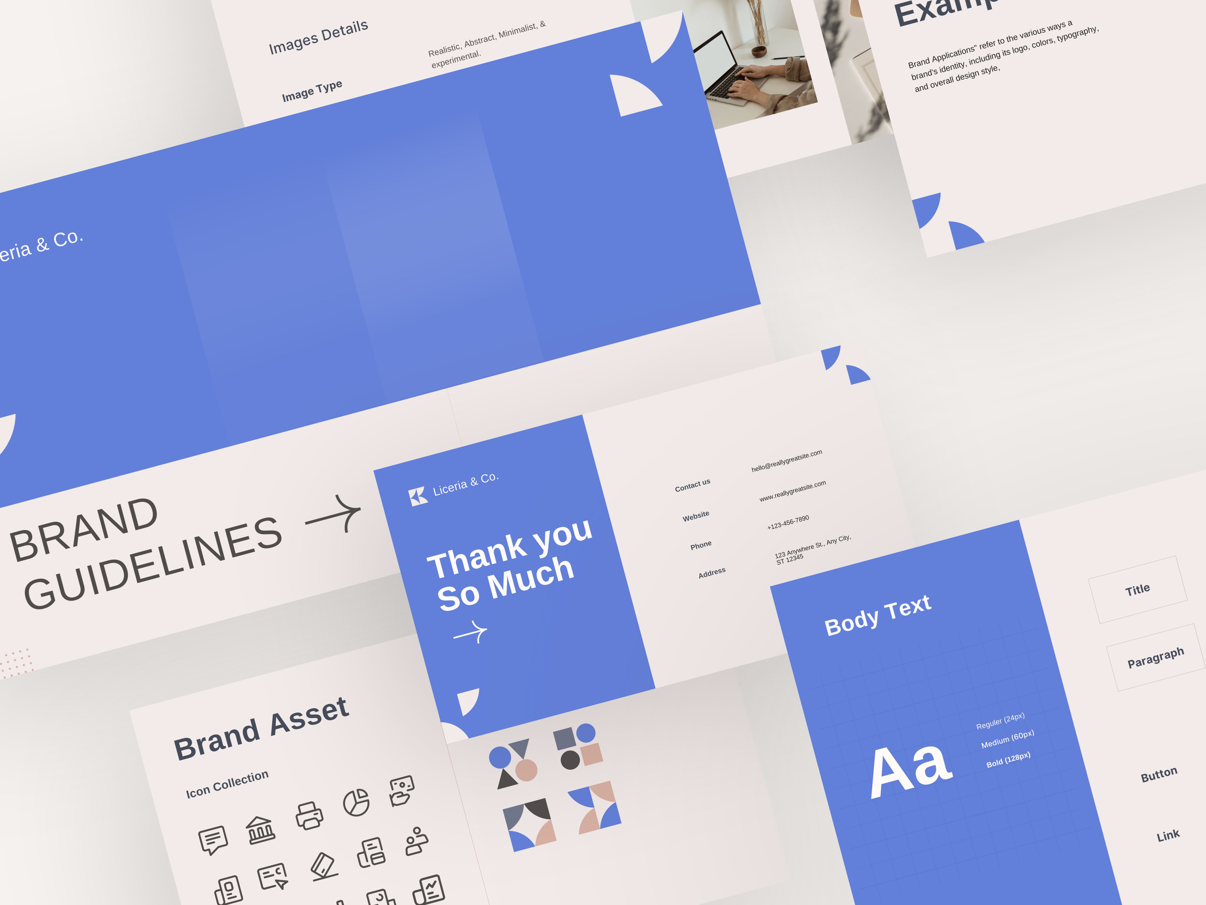 Liceria & Co. Brand Guideline Design branding design excellence ui