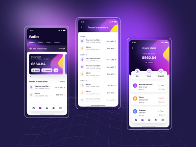 Vold.ai - Wallet details balance crypto items list tokens wallet