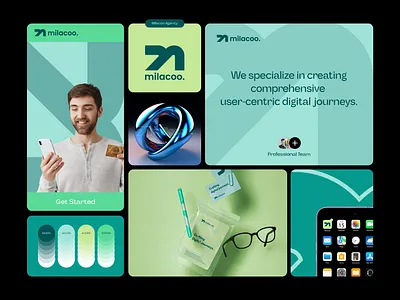 Milacoo Branding agency brand guidelines brand identity branding design designer graphic design identity logo marketing