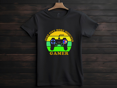 Creative Custom Gaming T-Shirt Design design graphic design illustration typography vector