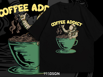Coffee addict illustrationaday