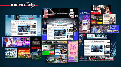 Digital Design Works ads advertising banner branding design digital graphic design landing page motion graphics roi social web