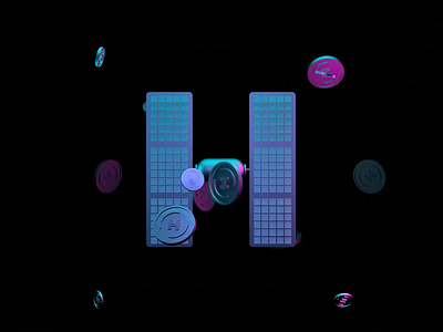 Animation for Hubble Protocol Project animation branding defi logo motion graphics solana ui ux uxui webdesign