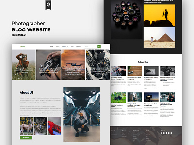Photographer Blog WordPress Website Design blog branding graphic designer landing page photographer photography ui ux ux design web web design web design agency web designer web development web template website wordpress