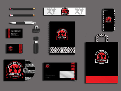 Brand Identity - How to Fight! academy advertisingagency atheletes brandidentity branding customlogo digitalagency fitness freelancers graphicdesigner howtofight innovatixhub karate letterhead liiustration logo logocreator logodesigner passion photoshop