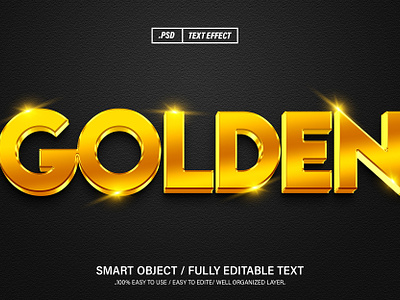 Golden'' 3D Editable Text Effect Style 3d branding gold gold action gold effect gold psd editable text gold psd text gold text effect golden golden 3d text golden effect golden text graphic design letter effect logo luxury gold new gold style text