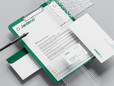 Jardeco brand collaterals brand identity branding design graphic design logo logo design print production vector