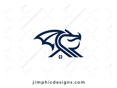 Dragon Roof Logo branding building construction design dragon graphic design house logo vector