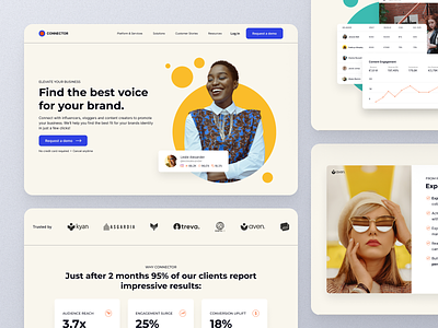 Influencer marketing software/ Landing page concept careerfoundry concept figma influencer influencer marketing influencer marketing software landing page landing page design marketing