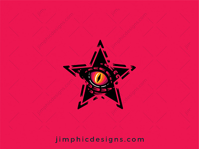 Dragon Eye Star Logo branding design dragon dragon eye eye graphic design logo star vector