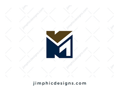 KM Logo branding design graphic design letter letter logo letterlogo logo vector