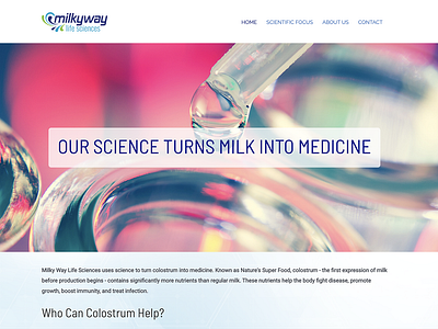 Milky Way Life Sciences Website
