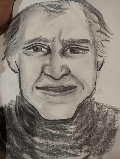 Sketch Portrait #255 charcoal