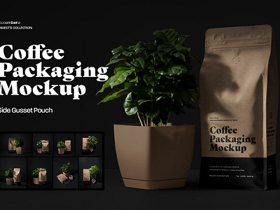 9 Coffee Packaging Mockups 9 coffee packaging mockups bag beans branding coffee coffee bag coffee mockup coffee pouch mockup coffee shop container craft doy pack foil mockups package package mockup packaging pouch psd realistic