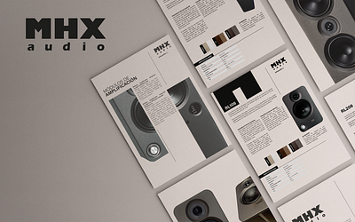 MHX Audio graphic design