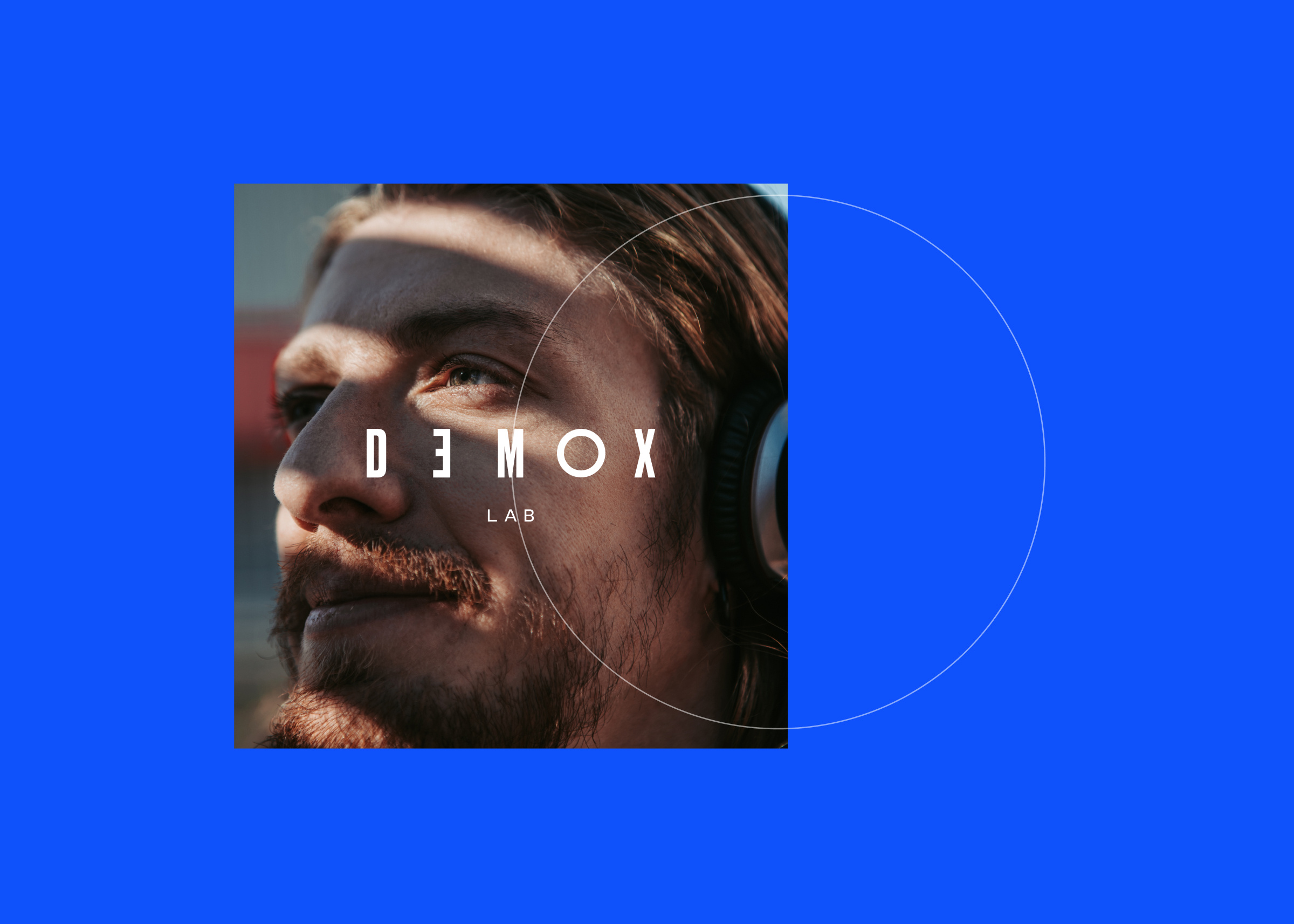 Demox Lab branding design graphic design logo medtech saas technology typography