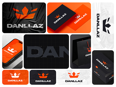 DANLLAZ - Logo Design adobe illustrator brand identity brandbook branding corporate identity design fashion graphic design logo logo design logofolio minimal polygraphy print design shop sneakers sports streetwear vector tracing visual identity