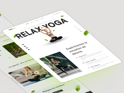 Yoga Website Landing Page 2024 dribbble2024 branding design figma graphic design illustration landing landing page logo page ui vector web design webflow yoga