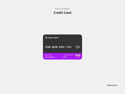 Daily UI Challenge #7 creditcard debitcard design ui uichallenge ux uxdesigner