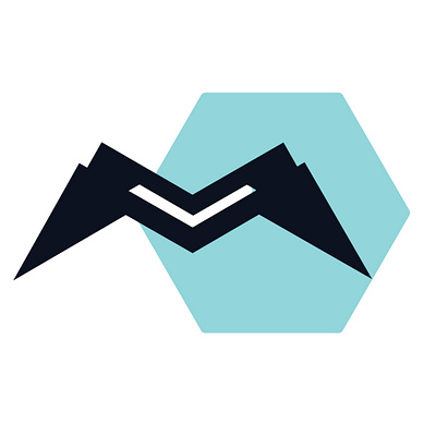 M logo branding graphic design logo