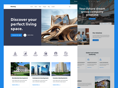 Real Estate Group Website Design responsive