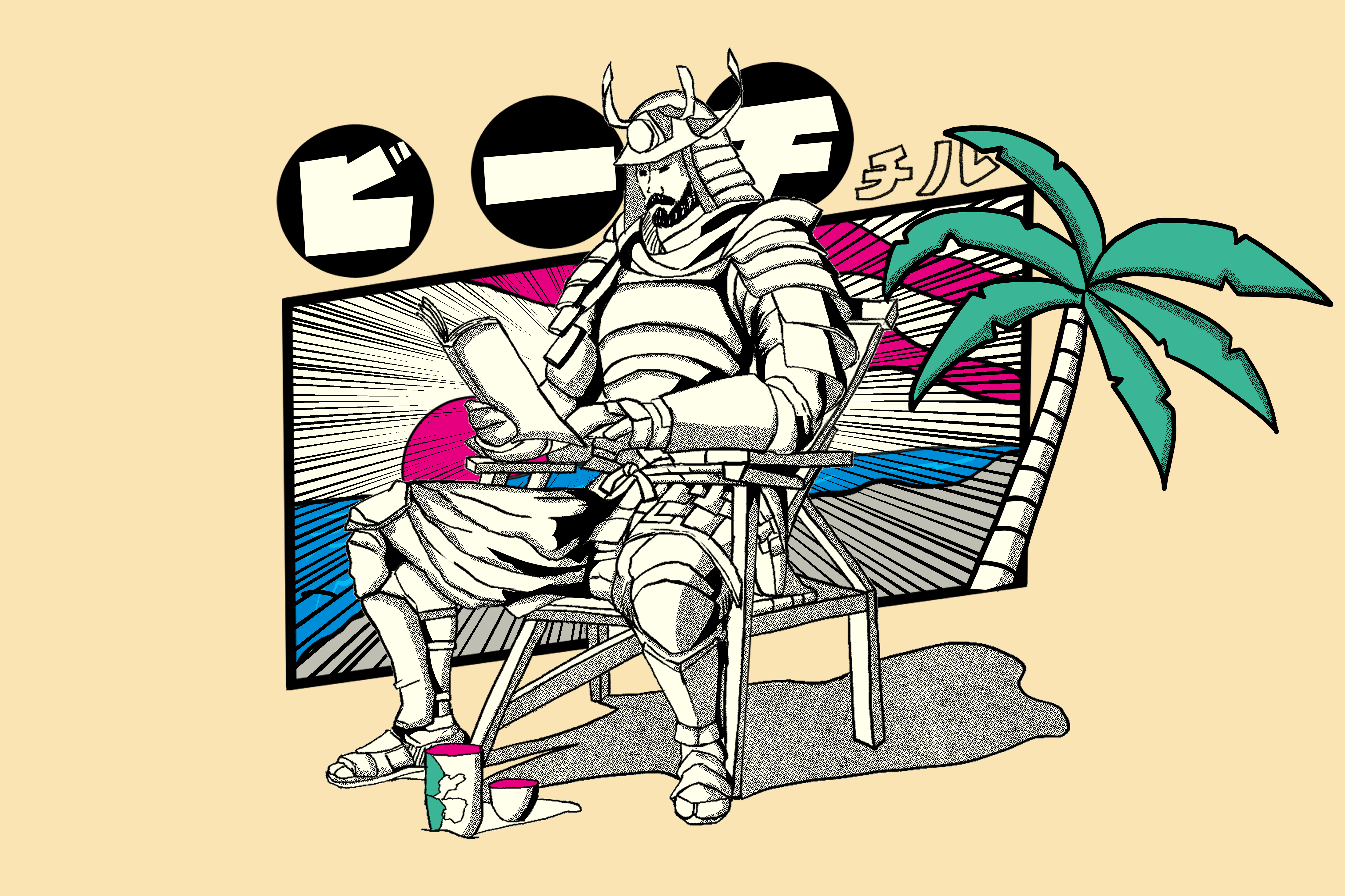 Work of 2023 colorful design doodles graphic design illustration illustrator texture vintage yellow