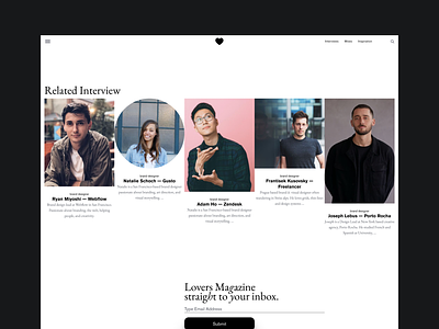 Lovers mag grid experiments clean concept grid layout magazine minimalistic typography webdesign