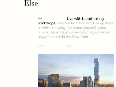 Real estate website "About" section design figma interface photoshop ui ux webdesign