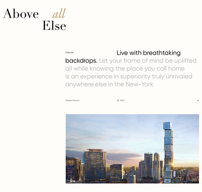 Real estate website "About" section design figma interface photoshop ui ux webdesign
