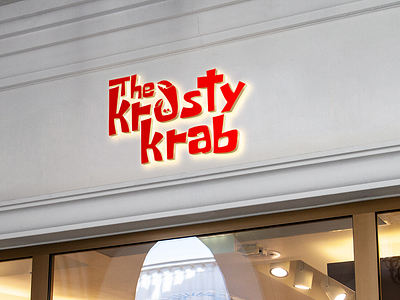 The krusty krab branding adobe illustrator adobe photoshop brand identity branding design graphic design logo logo design