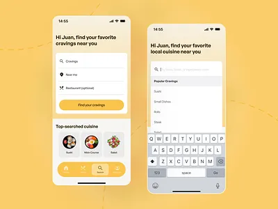 Daily UI #022 - Search daily ui dailyui filters minimal mobile app search search bar search result ui ux