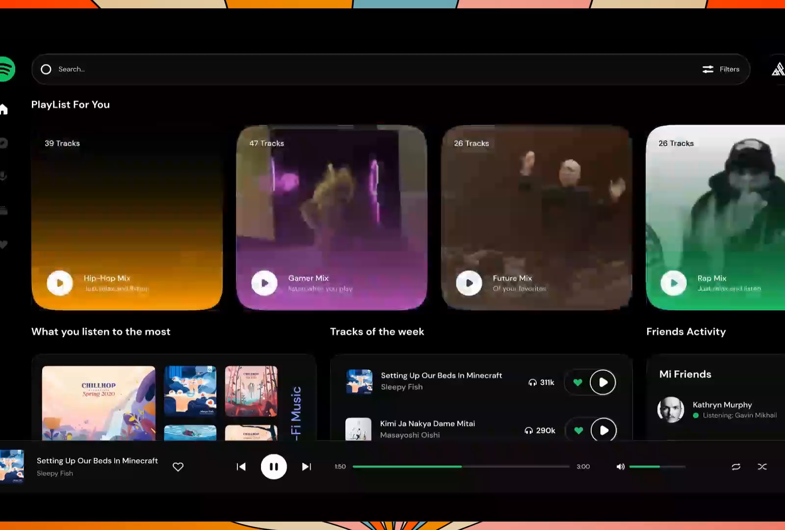 Spotify hover animation by Aman Hasan on Dribbble