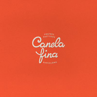 Canela Fina Logo branding graphic design lettering logo logo design