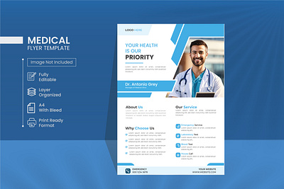 Flyer, Healthcare medical flyer branding flyer flyrdesign healthcare medical