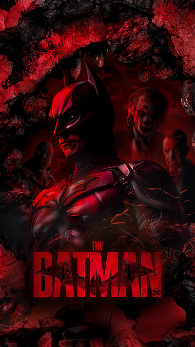 Batman Poster #photoshop #inspo design inspo graphic design inspo photo manipulation poster design psd