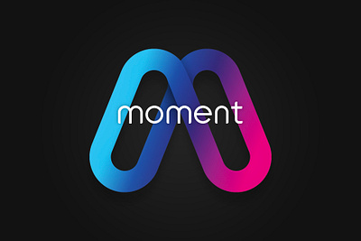 Moment branding branding graphic design logo