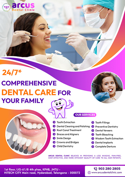 Comprehensive Dental Care For Your Family |Arcus dental bestdentalclinicnearme bestdentistnearme dental clinic dentalhospitalnearme