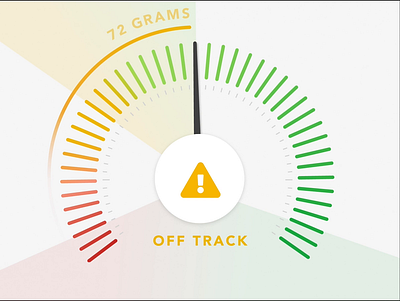 Protein Tracker - Health & Fitness App android animation daretoshare24 data dial fitness gauge graph health health app ios mobile product design protein ui ux visualization