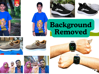 background removal, portrait retouching and product image edit animation branding graphic design logo motion graphics ui
