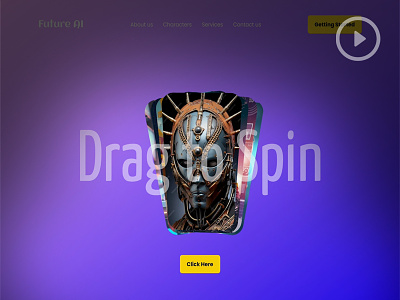 Spinning Carousel Animation in Figma amination carousel design drag animation figma graphic design prototyping slider ui ux