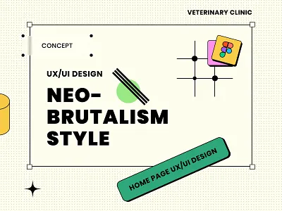 Neo Brutalism UX/UI Design design site ui ux ux webdesign webdesign